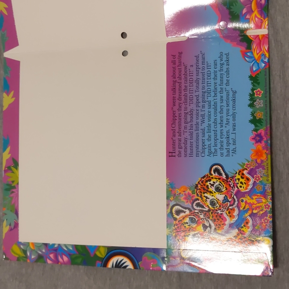 Vintage Lisa Frank Folder Hunter & Chipper Leopard - Picture 3 of 5